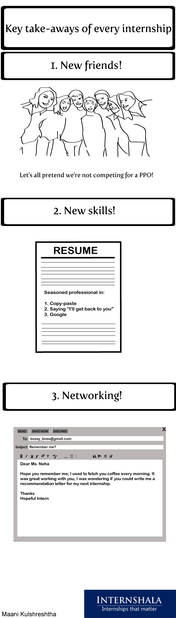 Key take-aways of every internship