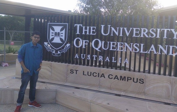 Internship at University of Queensland, Australia – Shaunak from Heritage Institute of Technology
