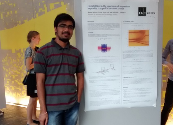 Internship at Institute of Science and Technology, Vienna – Rajat from IISc Bangalore