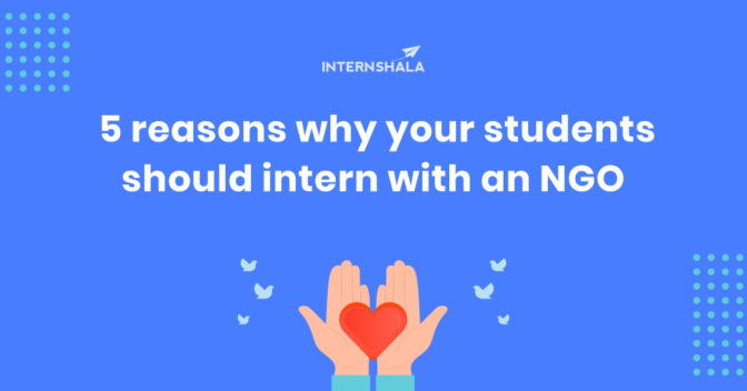 Why intern with an NGO