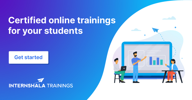 Certified online trainings for your students