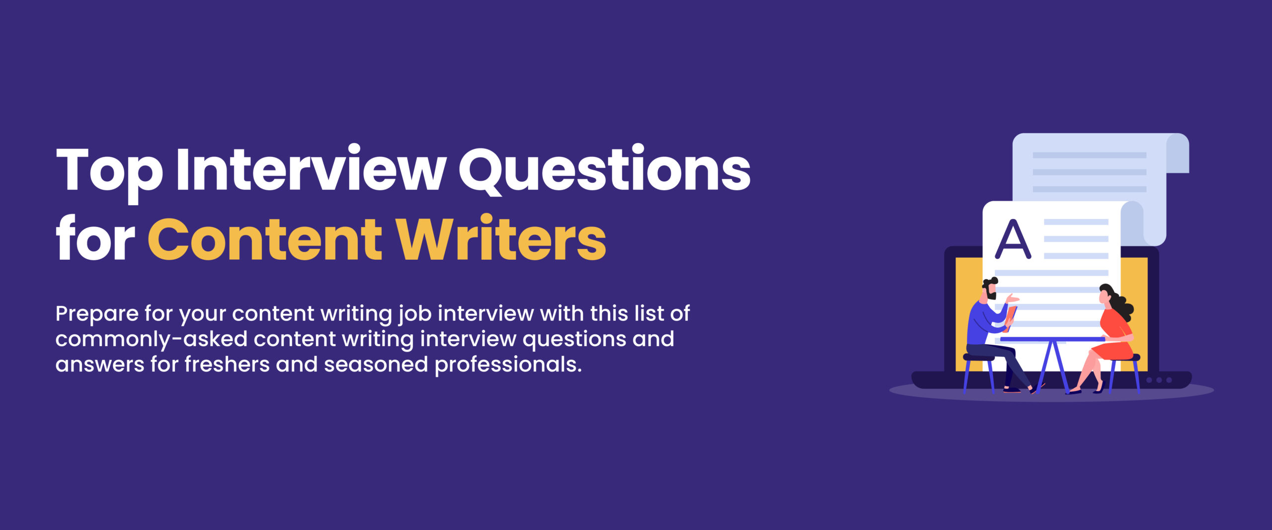 Interview Questions for Content Writers